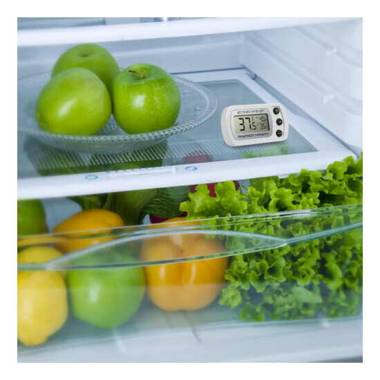 New Refrigerator Thermometer Digital Kitchen Wireless Fridge&Freezer Temperature image {19}