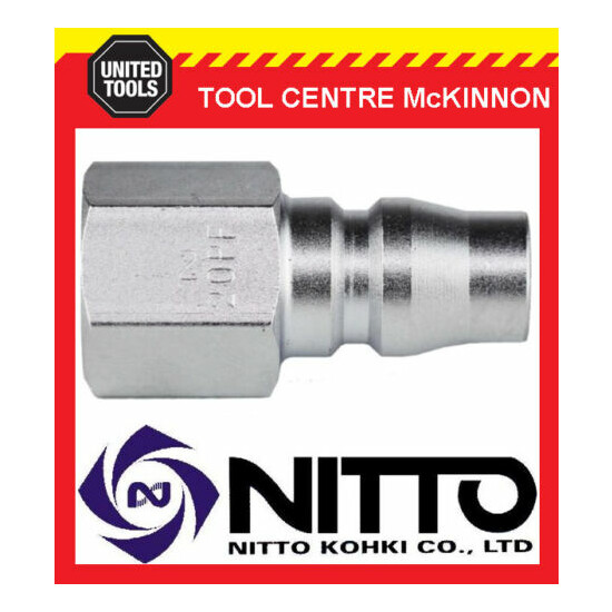 GENUINE NITTO JAPANESE MADE QUICK CUPLA AIR FITTINGS & CLAMPS- 1/4 3/8 & 1/2 BSP image {12}