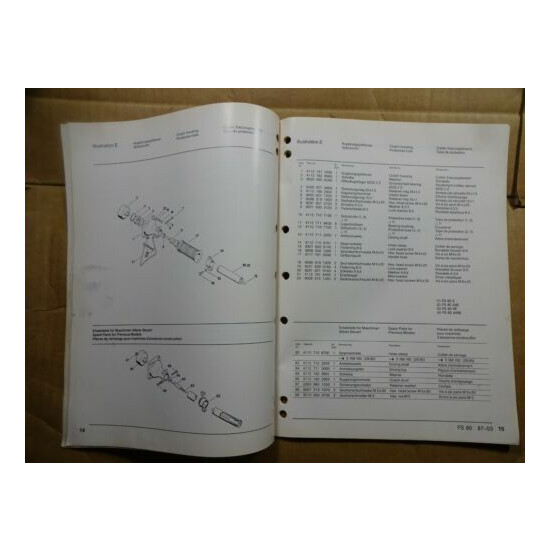 Stihl FS 80 Trimmer Parts Catalog List Manual 4/88 image {4}