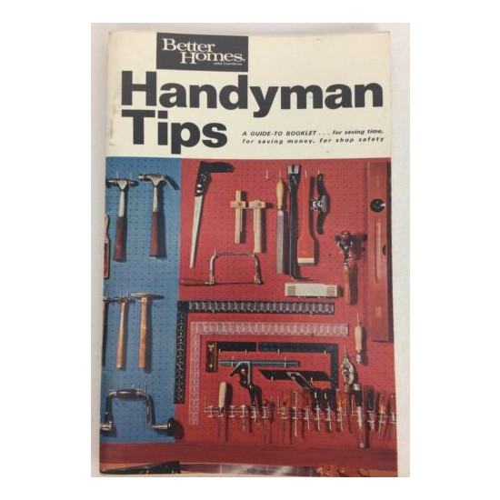 Vintage Handyman Tips Guide How To Booklet Better Homes and Gardens  image {1}