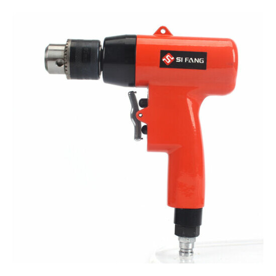Air Drill 3/8" Chuck Drill Bits Pneumatic Tool Reversible Industrial Drilling image {2}