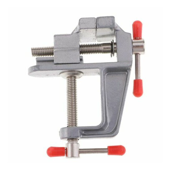 Mini Vice Clamp Table Clamp Workbench Desk Small Craft Hobby Model Maker Tool image {1}