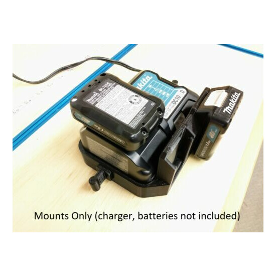 Wall Mount Holder for Makita DC10WD and Optional Mounts for Tools and Batteries image {4}