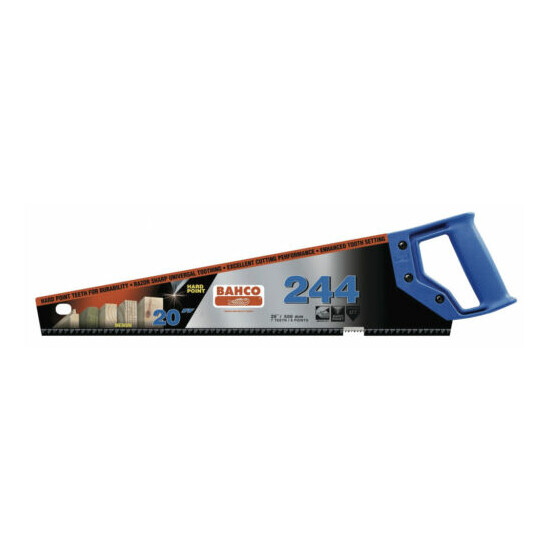 Bahco 244 Hardpoint Hand Saw 20'' or 22'' image {2}