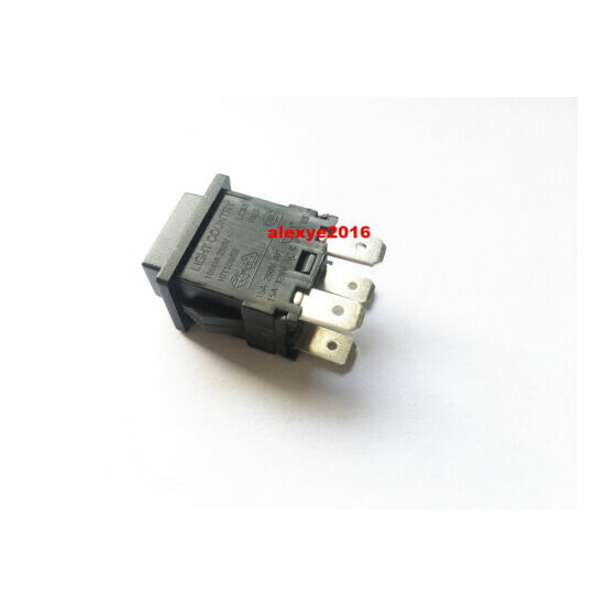 Light Country LC83 Self-Reset Momentary Switch Pushbutton 4 Pins 15A 250VAC image {5}