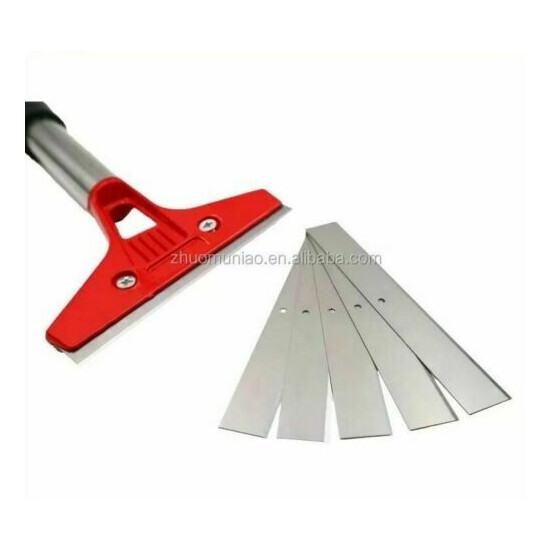 4" Scraper Blades 10/100/200 pcs window floor wall tile cleaning scraper blades image {1}