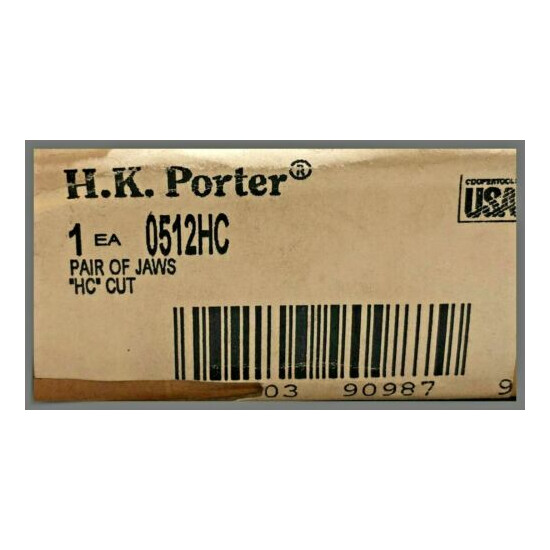 0512HC Replacement Jaws Center Cut fits HK Porter 0590 for Hard Chain image {3}