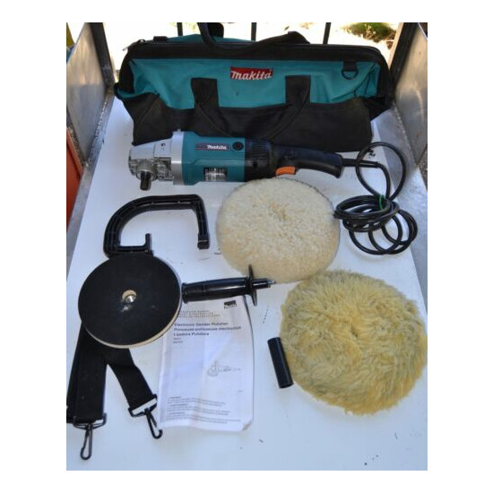 Makita 9227C Variable Speed Electric Sander-Polisher Ex Used Condition See Video image {1}