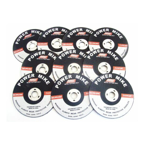 100 ATE PRO POWER MIKE 3" AIR CUT-OFF WHEELS DISC 1/16 THICK METAL CUTTING 40146 image {1}