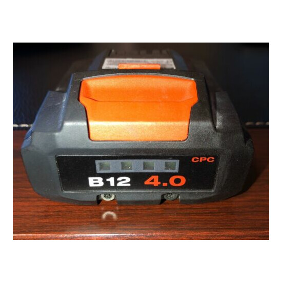 4.0 ah hilti 4.0ah rare edition battery 12-volt rechargeable without b 12 model  image {1}