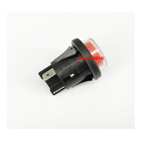 RLEIL RL5 T125/55 Momentary Pushbutton Switch Red Button with Waterproof Cover image {3}