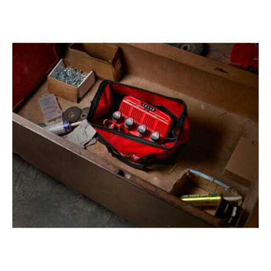 Milwaukee M12 4-Port Sequential Battery Charger 12-Volt Battery Charging Station image {5}
