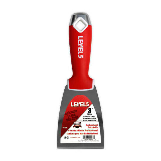 LEVEL5 #5-602 Drywall Putty Knife Set Stainless Steel 5 Piece | FREE SHIPPING image {2}
