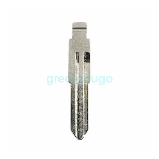 10PCS 06#NSN11 Engraved Line Key Blade Blank Scale Shearing Teeth for Old Nissan image {2}