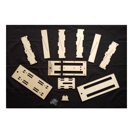 Laser-cut Scarf Joint Miter Box Kit - For Perfectly Cut Scarf Joints by Hand! image {2}
