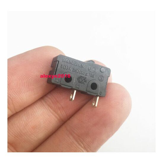 BAOKEZHEN SC7301 Micro Limit Switch COM And NO 2 Pins 5A 125/250VAC No Lever image {1}
