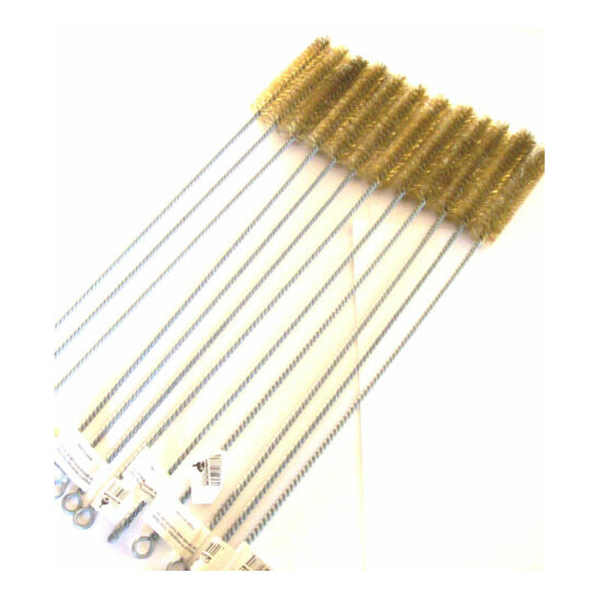 6 GOLIATH INDUSTRIAL 16" BRASS WIRE TUBE CLEANING BRUSH 3/4" TB34B BRUSHES GUN image {3}