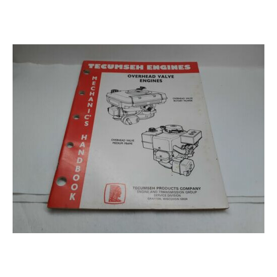 Tecumseh Mechanics Handbook OVERHEAD VALVE Engines 695244  image {1}