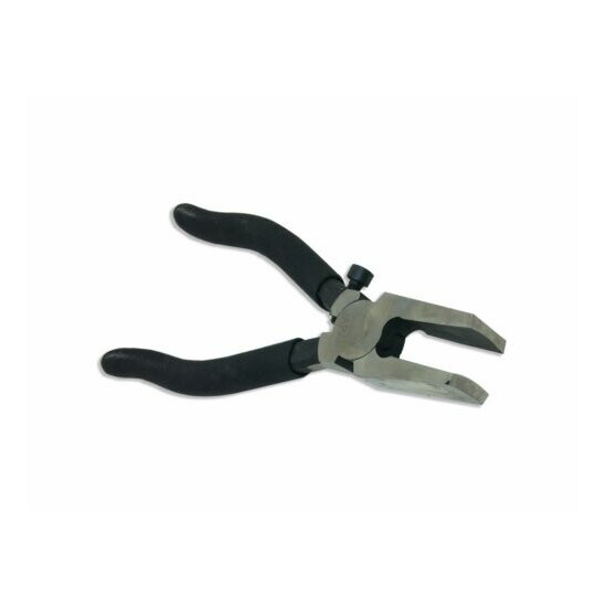 Glass Running Pliers With Curved Jaws for Glass Stained Glass Mosaics Breaking  image {1}