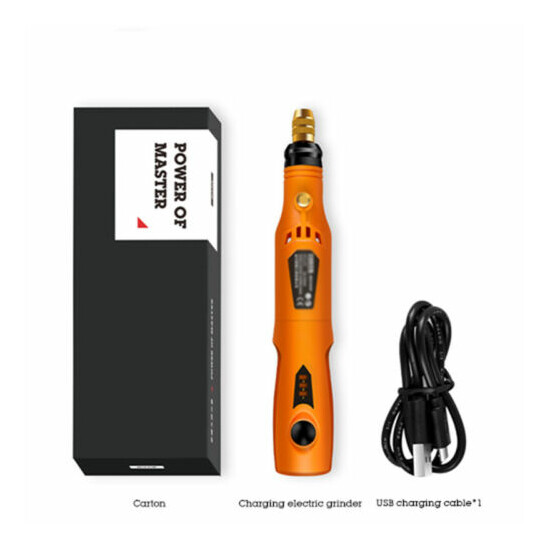 Mini Electric Drill USB Charging Grinding Machine Kit Engraving Pen Accessories image {1}