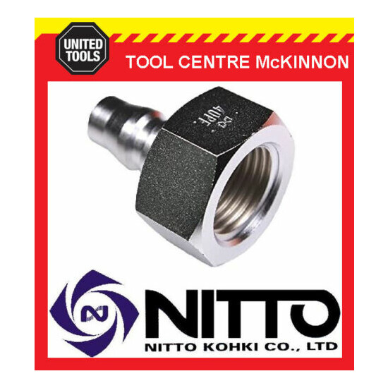 GENUINE NITTO JAPANESE MADE QUICK CUPLA AIR FITTINGS & CLAMPS- 1/4 3/8 & 1/2 BSP image {14}