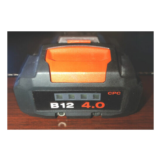 4.0 ah hilti 4.0ah rare edition battery 12-volt rechargeable without b 12 model  image {2}