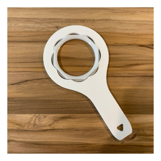 Wrench for toilet flush valve nut - multiple sizes available image {13}