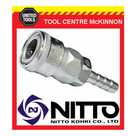 GENUINE NITTO JAPANESE MADE QUICK CUPLA AIR FITTINGS & CLAMPS- 1/4 3/8 & 1/2 BSP image {6}