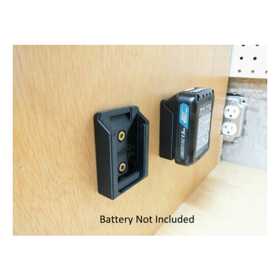 Wall Mount Holder for Makita DC10WD and Optional Mounts for Tools and Batteries image {11}