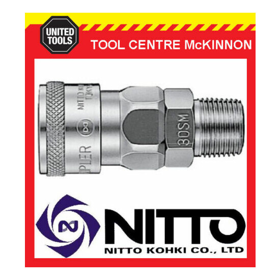 GENUINE NITTO JAPANESE MADE QUICK CUPLA AIR FITTINGS & CLAMPS- 1/4 3/8 & 1/2 BSP image {16}