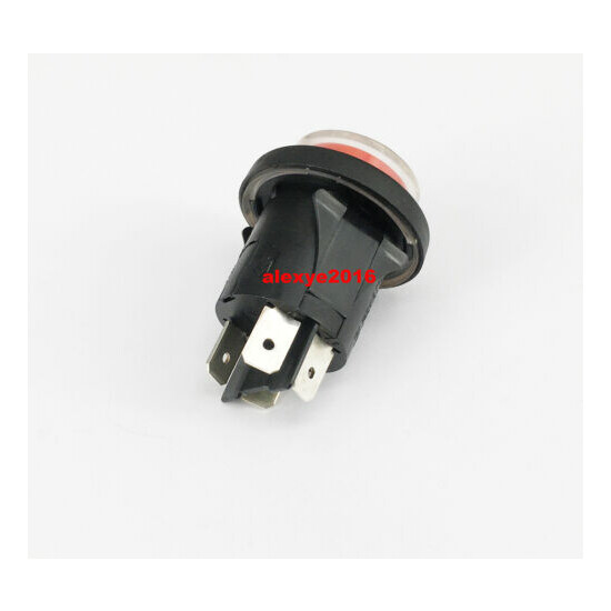 RLEIL RL5 T125/55 Momentary Pushbutton Switch Red Button with Waterproof Cover image {4}