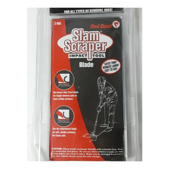 RED DEVIL SLAM SCRAPER IMPACT TOOL BLADE MODEL # 2106 image {7}