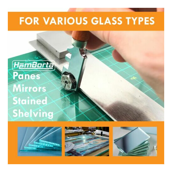 Professional Tungsten Carbide Glass Cutters with Cutting Oil HemBorta Tools Sets image {28}