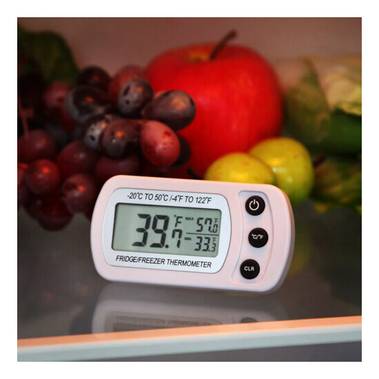 New Refrigerator Thermometer Digital Kitchen Wireless Fridge&Freezer Temperature image {21}