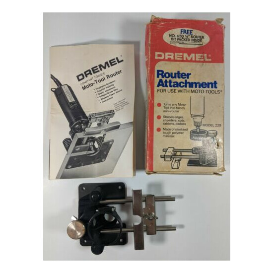 Dremel Model 229 Router Attachment For Use with Moto Tools image {1}