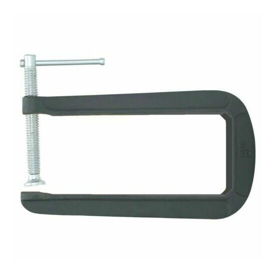 8 in Extra Deep Throat C-Clamps 8" Depth 3 in Jaw Opening U-Clamp  image {2}