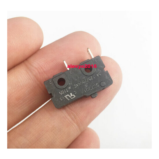 BAOKEZHEN SC7301 Micro Limit Switch COM And NO 2 Pins 5A 125/250VAC No Lever image {3}