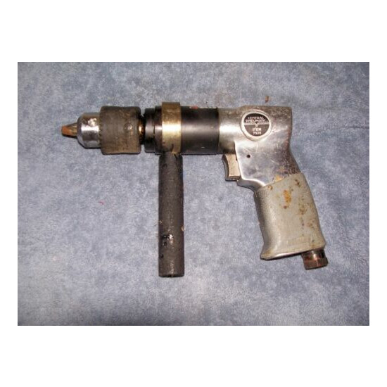 Reversible Air Drill w/ Handle Central Pneumatic 1/2" Tool Heavy Duty  image {2}