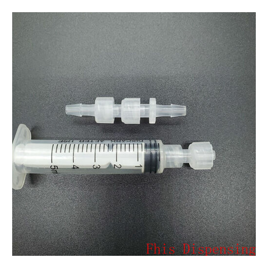 Dispensing Cylinder Luer Lock Joint Rotary Needle Dispenser Extension Adapter image {3}