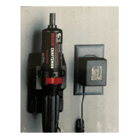 Sears Craftsman In-Line Cordless Screwdriver 911141 Charger Bits Instructions image {1}