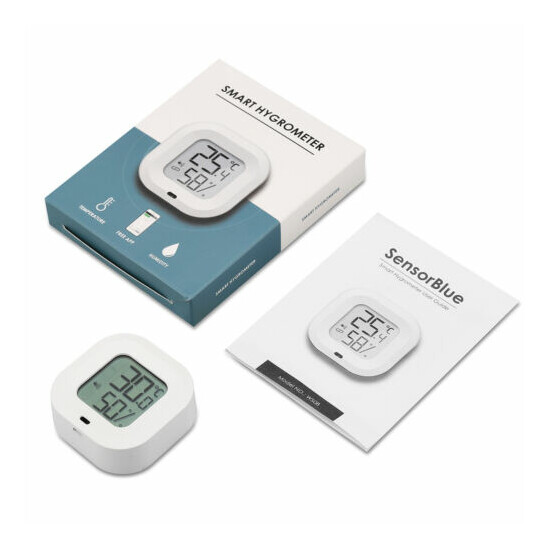 20/35M_Mini Indoor Bluetooth Digital Thermometer Hygrometer Temperature Humidity image {28}