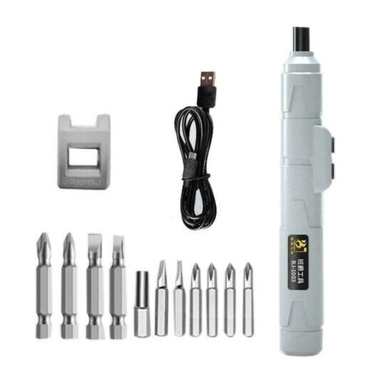 Mini Cordless Electric Power Screwdriver Rechargeable Tool Screwdriver Typ Prof image {1}