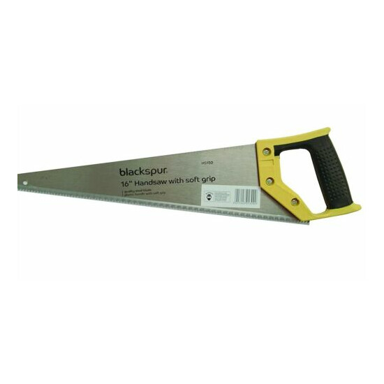 10" TENON /16" / 22" HANDSAW HAND SAW SOFT RUBBER GRIP QUALITY STEEL WOOD CRAFT image {6}
