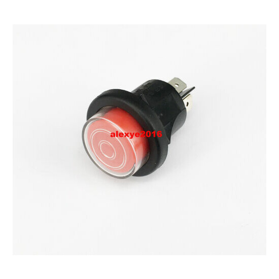 RLEIL RL5 T125/55 Momentary Pushbutton Switch Red Button with Waterproof Cover image {1}
