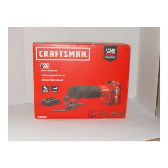 **NEW** Craftsman V20 Variable Speed Oscillating Multi-Tool Kit CMCE500D1 image {1}