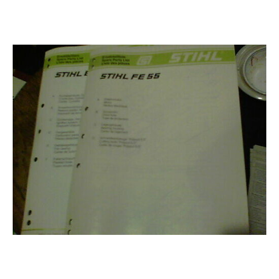Stihl FE 55 spare parts list image {1}