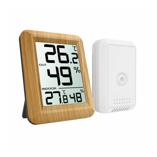 Mini Digital LCD Outdoor Indoor Room Thermometer_Hygrometer Temperature Humidity image {9}