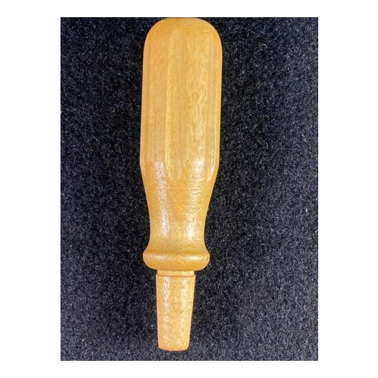 New Grooved Wooden Handle for Screwdriver, Chisel, File, Rasp, Etc. image {4}