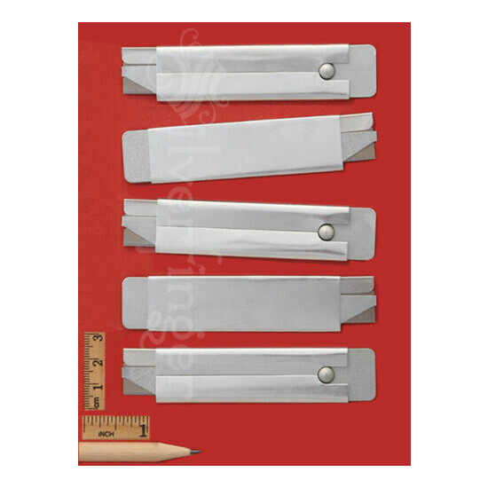 BOX CUTTER UTILITY KNIVES CARTON KNIFE SINGLE EDGE RAZOR BLADES STEEL 5-10-25-50 image {6}