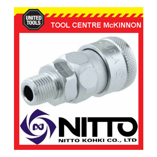 GENUINE NITTO JAPANESE MADE QUICK CUPLA AIR FITTINGS & CLAMPS- 1/4 3/8 & 1/2 BSP image {15}